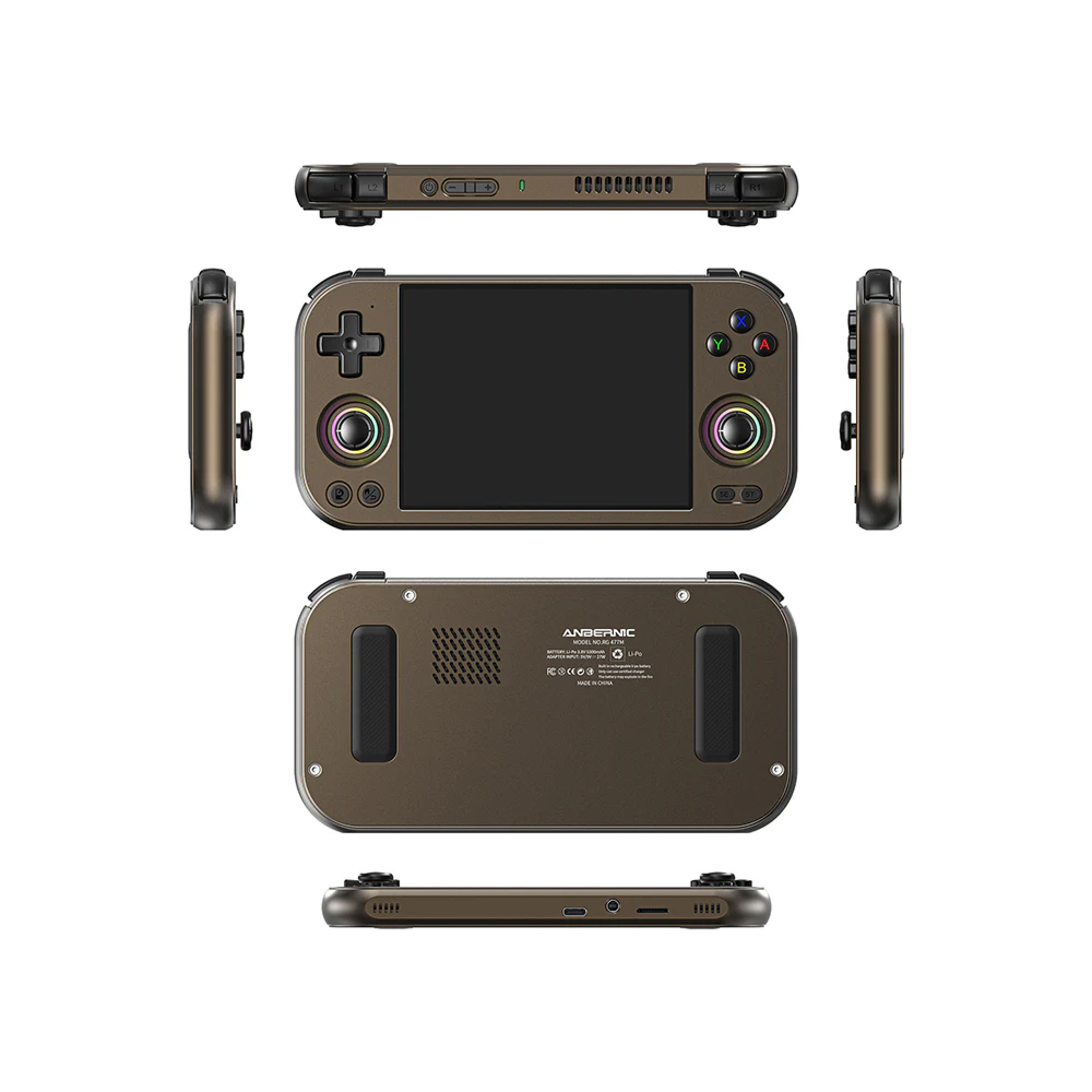 Портативная игровая приставка ANBERNIC RG 477M Bronze (12 Ram+256 GB)